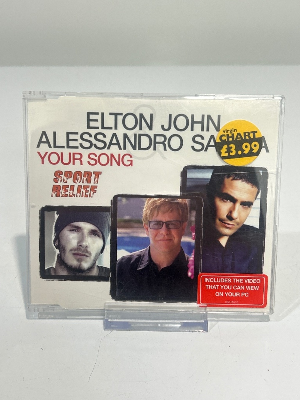 🤯5 for $20🤯 Elton John & Alessandro Safina “Your Song” CD Single [Pop Rock]